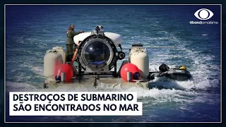 Desfecho trágico: destroços de submarino são encontrados no mar | Jornal da Band