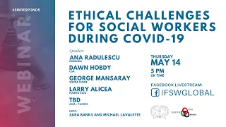 IV Webinar - Ethical Challenges for Social Workers during Covid-19