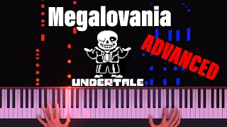 Megalovania - Undertale Advanced Piano Solo Tutorial