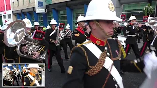 HM Royal Marines Band - Freedom of Glasgow Parade 2014 - "Glorious Victory"