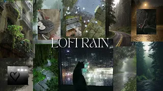 RAIN DAY VIBE LOFI |LO-FI SOUND OF RAIN  | 1 HOUR LO-FI