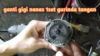 cara ganti gear mesin gurinda tangan