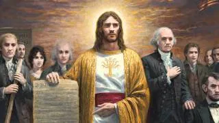 Symbolism of Jesus Christ in "One Nation Under God" - Jon McNaughton