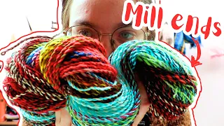 Spin with me: Mill Ends to Handspun Chaos Yarn