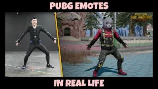 PUBG Mobile - Emotes in real life (Part 1) | How Pubg Emotes are made in real life 🔥