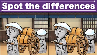 Spot the difference|Japanese Pictures Puzzle No395