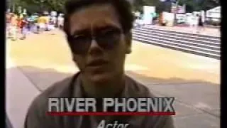 River Phoenix Interview - Save The Forests Rally