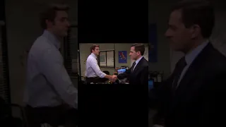 The saddest moment in the office: Michael and jim say goodbye #Shorts