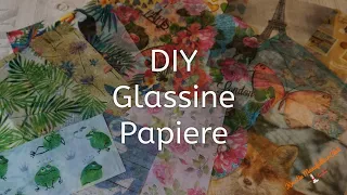 DIY - Glassine Papiere