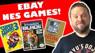 Searching on EBay for NES Games - Retro Game Collecting Insights