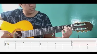 Tutorial: Solitude (DEATH NOTE) - Fingerpicking + TAB