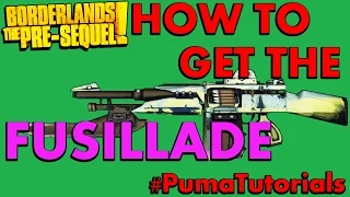 Borderlands: The Pre-Sequel! Legendary Weapons Guide - Fusillade Assault Rifle #PumaTutorials