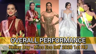 KELLEY DAY || Miss Eco International 2020 1st RU || Overall Performance