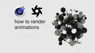 Cinema 4D & Octane Tutorial - How to Export an Animation