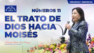 El trato de Dios hacia Moisés, Números 11 - Hna. María Luisa Piraquive - #IDMJI