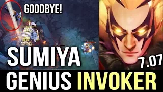 SUMIYA INVOKER BOSS - SUPER FAST FINGERS EPIC COMBO INSANE GAMEPLAY 7.07 DOTA 2