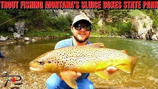 Trout Fishing Montana's Sluice Boxes State Park