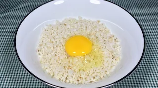 Simple egg fried rice, fried eggs or fried rice first