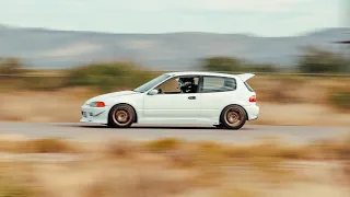 1992 Honda Civic Hatchback DX EG - H22A Swapped Engine on track for the 1st time!