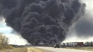 Train Derailment In Canada Sparks Massive Explosion, Sends Large Toxic Plume Into Atmosphere!