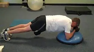 Bosu ball Plank