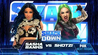 Sasha Banks vs Shotzi (Full Match)