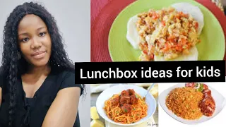 NIGERIAN KIDS LUNCH TIMETABLE/ KIDS LUNCHBOX IDEAS BOX #lunch #lunchbox #lunchboxrecipe #lunchideas