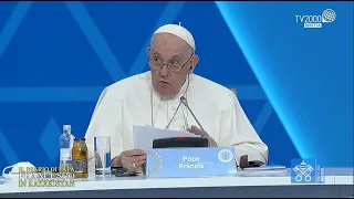 L'intervento di Papa Francesco al Congresso dei Leader delle Religioni Mondiali e Tradizionali