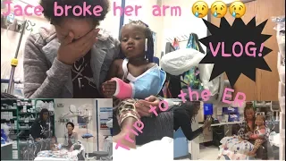 A trip to the ER: Jacey broke her arm: Family Vlog by: Beautiishername