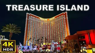 [4K HDR] Treasure Island Las Vegas Walking Tour | April 2024 | Las Vegas, Nevada