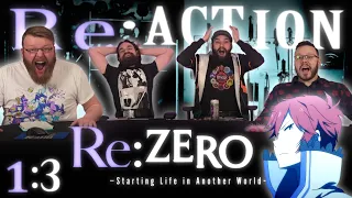 Re:Zero 1x3 REACTION!! "Starting Life from Zero in Another World"