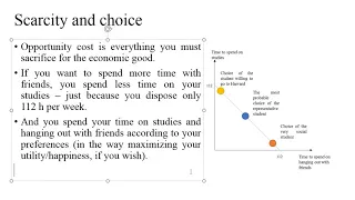 1. What is economics ? Scarcity, opportunity cost, and choice