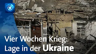 Vier Wochen Krieg in der Ukraine: Die aktuelle Lage