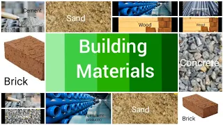 Building materials name in English