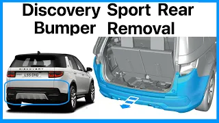 How To Remove Rear Back Bumper on Land Rover Discovery Sport L550
