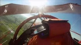 Pitts Special aerobatics cockpit view