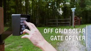 Installing the Best Off Grid Solar Powered Automatic Gate Opener from Ghost Controls