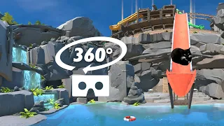 MAXWELL THE CAT 360° VR - FIND MAXWELL in a WATER PARK - Virtual Reality Experience