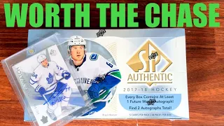 I'M GLAD I WENT FOR IT! - 17/18 SP Authentic Hockey Hobby Box Break