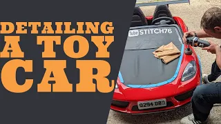 Road Legal Toy Car Detailing - Cleaning the Super Sport XL from RiiRoo - Super Car XXL