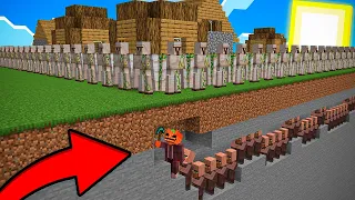 Los Golems INVADEN Mi Aldea de Minecraft!