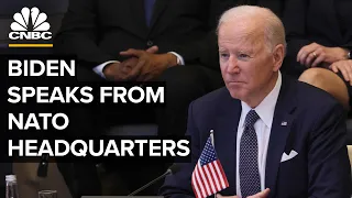 President Biden speaks following the NATO summit on Russia's invasion of Ukraine — 3/24/22