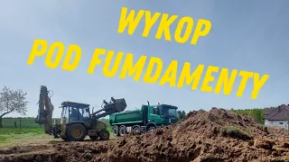 FUNDAMENTY #koparka  #budowanie  #wykop #fundamenty  ODC. 2