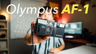 Olympus AF-1 // BEST BUDGET POINT N SHOOT FILM CAMERA