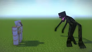 Iron Golem vs Mutant Enderman | Mob Battle