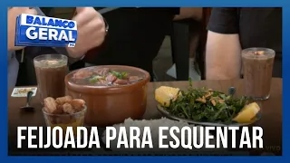 Almoço de sábado: procura por feijoada aumenta com as temperaturas mais baixas | Balanço Geral Minas