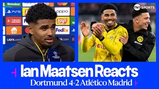 "IT'S A DREAM COME TRUE" 😁 | Ian Maatsen | Dortmund 4-2 Atletico Madrid | UEFA Champions League