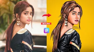 Picsart Portrait Cartoon Photo Editing Tutorial 2020 || Vector portrait || portrait image editing