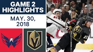 NHL Highlights | Capitals vs. Golden Knights, Game 2 - May 30, 2018