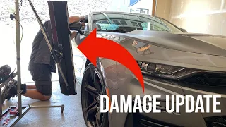 Damage Update On My New 2021 Chevy Camaro